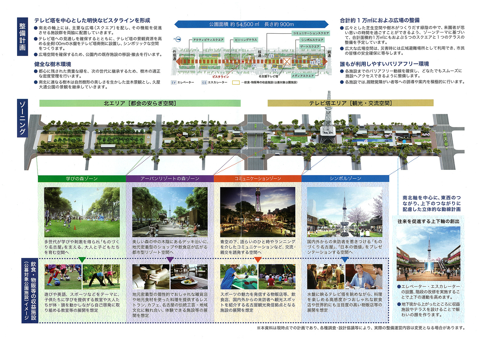 久屋大通公園　整備チラシ